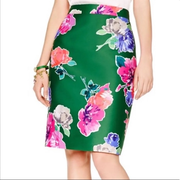 Kate Spade floral pencil skirt - Picture 1 of 5